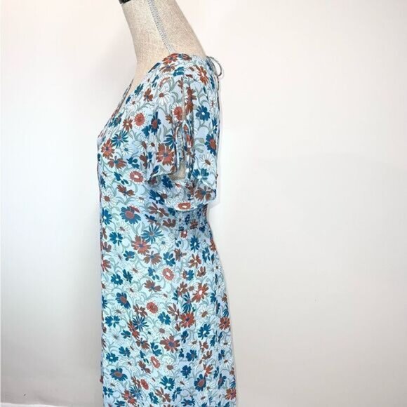 NWOT Madewell Open Back Mini Dress in Wildflower Garden Womens Sz 4 Sold Out - Picture 6 of 12